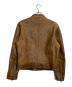 GAP (ギャップ) シングルライダースジャケット ブラウン サイズ:XXS：14000円