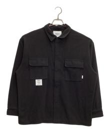 WTAPS（ダブルタップス）の古着「OBJ / LS / POLY. FLEECE フリースシャツ」｜ブラック