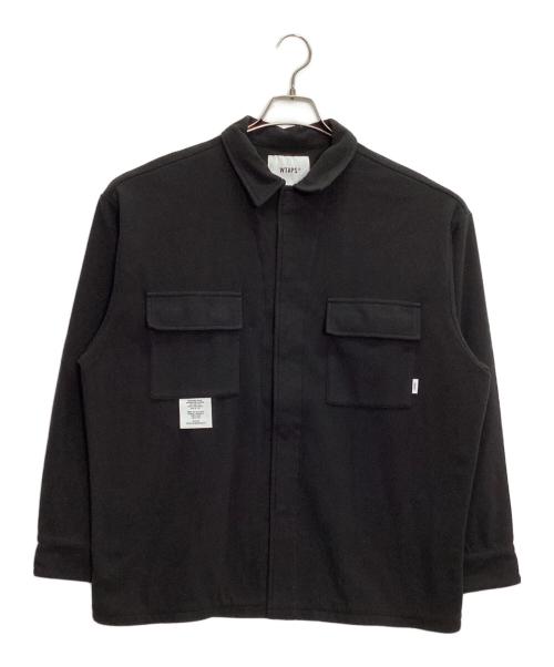 WTAPS（ダブルタップス）WTAPS (ダブルタップス) OBJ / LS / POLY. FLEECE フリースシャツ ブラック サイズ:02の古着・服飾アイテム