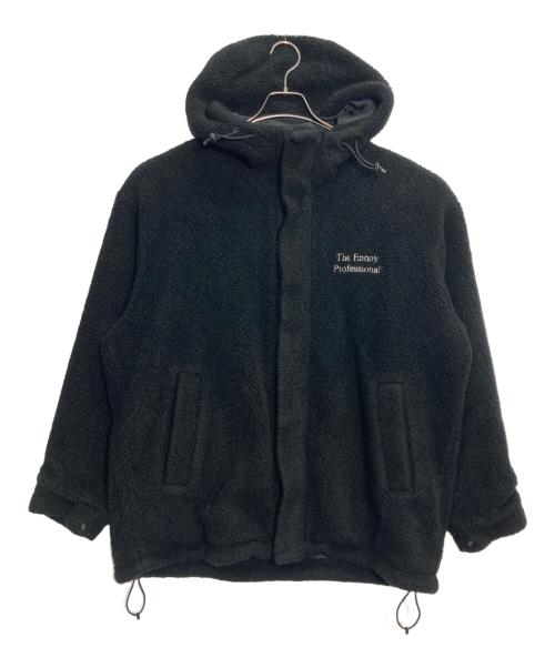 The Ennoy Professional（ザ エンノイ プロフェッショナル）The Ennoy Professional (ザ エンノイ プロフェッショナル) ボアフーデッドジャケット BOA HOODED JACKET ブラック サイズ:Lの古着・服飾アイテム