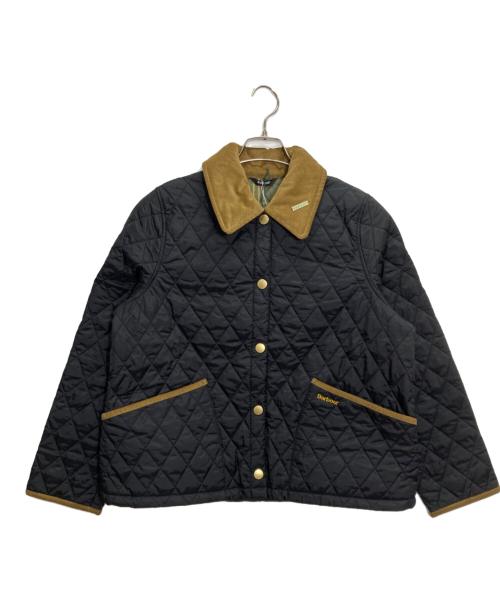 Barbour（バブアー）Barbour (バブアー) Icons クロップドリデスデイル キルティングジャケット ブラック サイズ:10 未使用品の古着・服飾アイテム