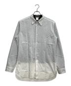 Yohji Yamamoto pour hommeヨウジヤマモト プールオム）の古着「90sインサイドアウト切替シャツ」｜ブラック