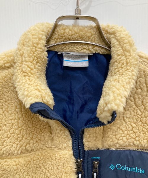 Columbia（コロンビア）Columbia (コロンビア) ボアベスト ネイビー×ベージュ サイズ:Mの古着・服飾アイテム