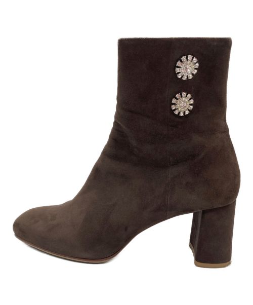 DIANA（ダイアナ）DIANA (ダイアナ) ショートブーツ ブラウン サイズ:23.5cmの古着・服飾アイテム