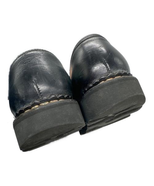 PARABOOT（パラブーツ）PARABOOT (パラブーツ) ラビットファーコインローファー ブラック サイズ:4 1/2の古着・服飾アイテム