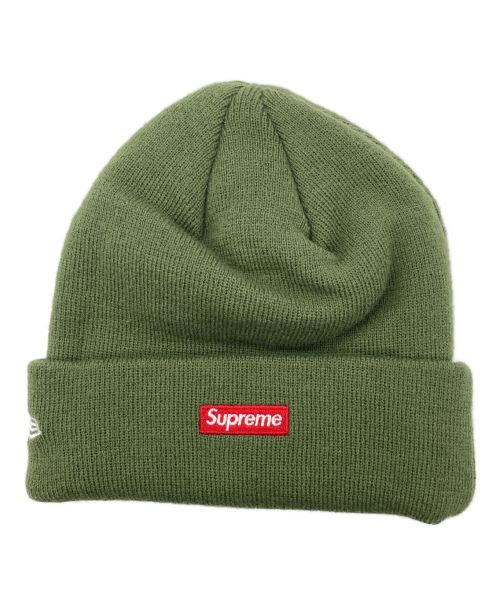 SUPREME（シュプリーム）Supreme (シュプリーム) New Era (ニューエラ) S Logo Beanie グリーンの古着・服飾アイテム