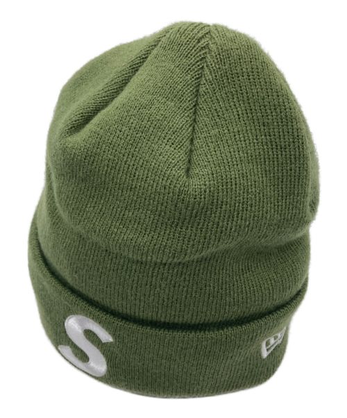 SUPREME（シュプリーム）Supreme (シュプリーム) New Era (ニューエラ) S Logo Beanie グリーンの古着・服飾アイテム
