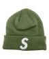 Supreme（シュプリーム）の古着「S Logo Beanie」｜グリーン