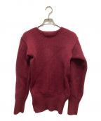 Princetonプリンストン）の古着「ヴィンテージウールニット」｜ボルドー