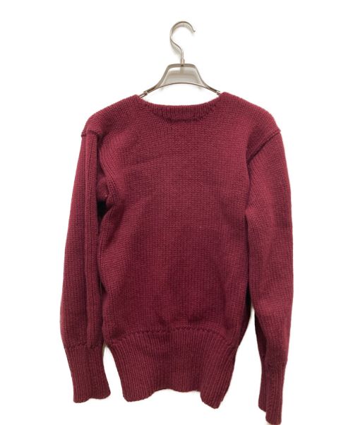 Princeton（プリンストン）Princeton (プリンストン) ヴィンテージウールニット ボルドー サイズ:表記無しの古着・服飾アイテム