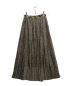 CLANE (クラネ) フラワーコンビプリーツスカート カーキ サイズ:36：1500円