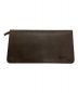 MHL (エムエイチエル) ロングレザーウォレット TOUGH LEATHER ダークブラウン：5000円