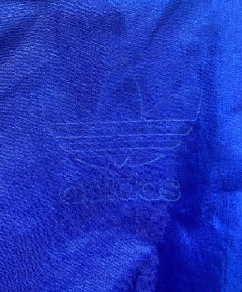 adidas（アディダス）adidas (アディダス) プルオーバーパーカー ブルー サイズ:M-Lの古着・服飾アイテム