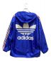 adidas (アディダス) プルオーバーパーカー ブルー サイズ:M-L：3000円