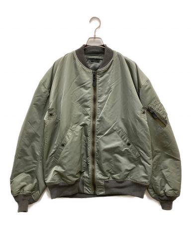 y*o様 【美品】LENO リノ MA-1 JACKET サイズ2 ジャケット 中古・古着通販】LENO (リノ) MA-1 JACKET オリーブ サイズ:2