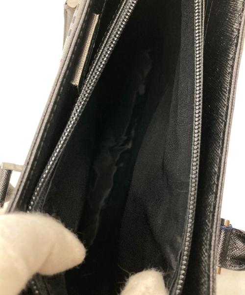 BURBERRY（バーバリー）BURBERRY (バーバリー) ノバチェックハンドバッグ アイボリー×ブラックの古着・服飾アイテム