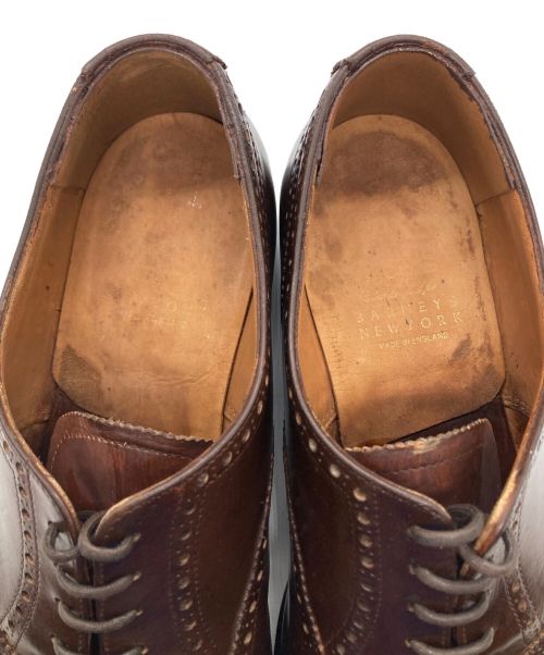 Crockett & Jones（クロケット＆ジョーンズ）Crockett & Jones (クロケット＆ジョーンズ) BARNEYS NEWYORK (バーニーズ・ニューヨーク) 別注ストレートチップシューズ/WEST MINSTER ダークブラウン サイズ:不明の古着・服飾アイテム