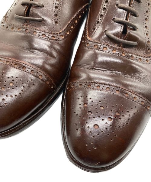 Crockett & Jones（クロケット＆ジョーンズ）Crockett & Jones (クロケット＆ジョーンズ) BARNEYS NEWYORK (バーニーズ・ニューヨーク) 別注ストレートチップシューズ/WEST MINSTER ダークブラウン サイズ:不明の古着・服飾アイテム