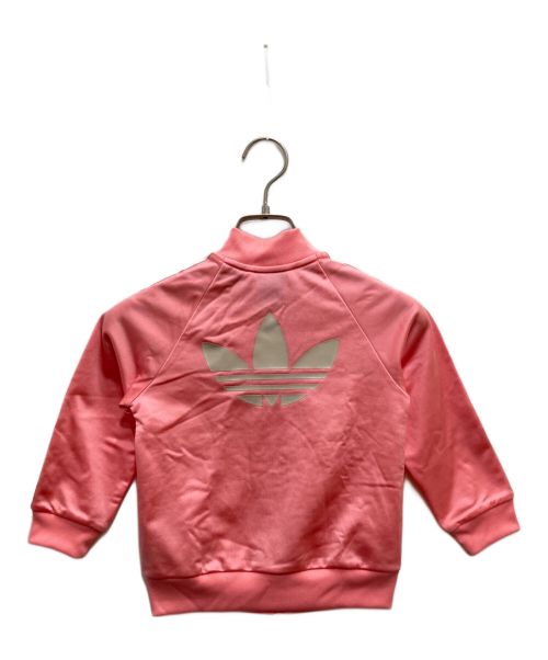 adidas（アディダス）adidas (アディダス) セットアップトラックジャケット ピンク サイズ:100ｃｍの古着・服飾アイテム