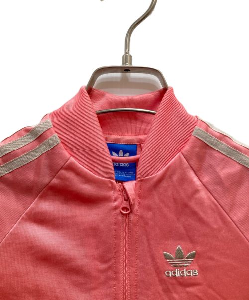 adidas（アディダス）adidas (アディダス) セットアップトラックジャケット ピンク サイズ:100ｃｍの古着・服飾アイテム