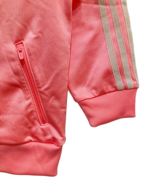 adidas（アディダス）adidas (アディダス) セットアップトラックジャケット ピンク サイズ:100ｃｍの古着・服飾アイテム
