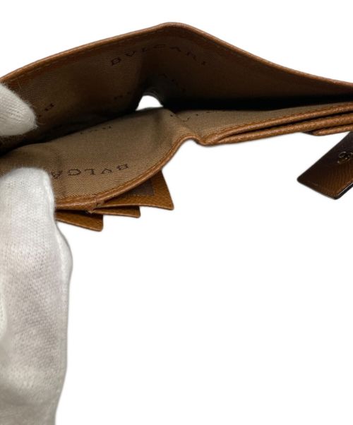 BVLGARI（ブルガリ）BVLGARI (ブルガリ) 2つ折り財布 ブラウンの古着・服飾アイテム