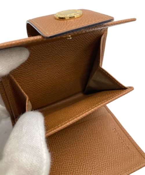 BVLGARI（ブルガリ）BVLGARI (ブルガリ) 2つ折り財布 ブラウンの古着・服飾アイテム