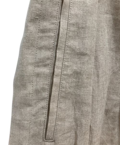 GROUND Y（グラウンドワイ）GROUND Y (グラウンドワイ) リネンタックバルーンパンツ ベージュ サイズ:Lの古着・服飾アイテム