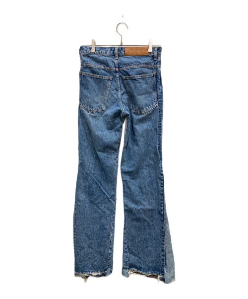 INSCRIRE（アンスクリア）INSCRIRE (アンスクリア) リメイク加工デニムパンツ インディゴ サイズ:36の古着・服飾アイテム