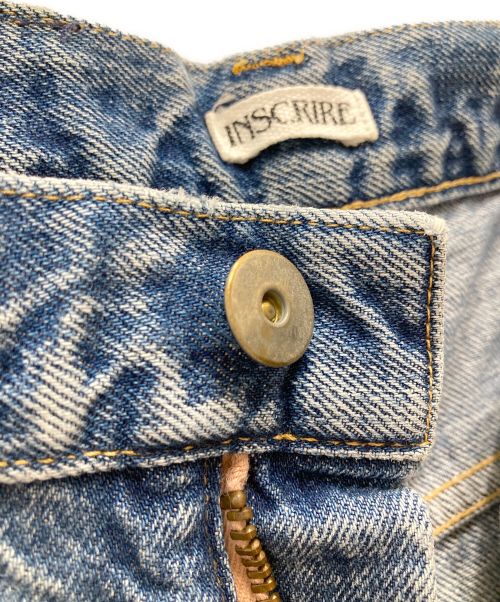 INSCRIRE（アンスクリア）INSCRIRE (アンスクリア) リメイク加工デニムパンツ インディゴ サイズ:36の古着・服飾アイテム