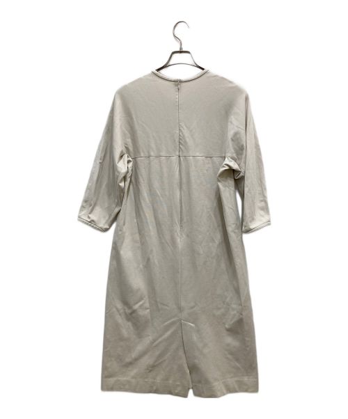 TOMORROW LAND（トゥモローランド）TOMORROW LAND (トゥモローランド) トレッチポンチ ラグランスリーブOP アイボリー サイズ:36の古着・服飾アイテム