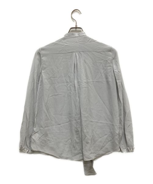 TOMORROW LAND collection（トゥモローランドコレクション）TOMORROW LAND collection (トゥモローランドコレクション) ボウタイシルクブラウス ライトグレー サイズ:Sの古着・服飾アイテム