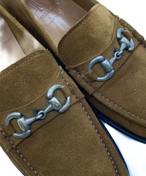 YANKO（ヤンコ）YANKO (ヤンコ) スウェードローファー ブラウン サイズ:6 1/2の古着・服飾アイテム