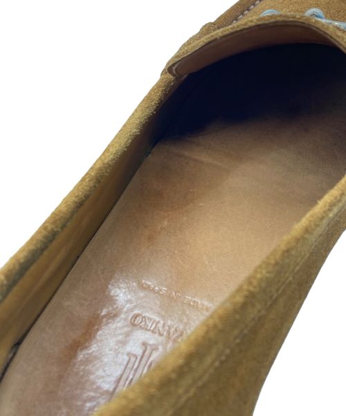 YANKO（ヤンコ）YANKO (ヤンコ) スウェードローファー ブラウン サイズ:6 1/2の古着・服飾アイテム