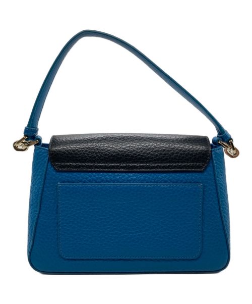 FURLA（フルラ）FURLA (フルラ) 2WAYショルダーバッグ ブルー×ブラックの古着・服飾アイテム