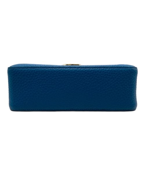 FURLA（フルラ）FURLA (フルラ) 2WAYショルダーバッグ ブルー×ブラックの古着・服飾アイテム