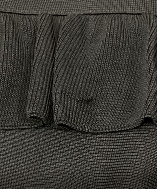 FOXEY NEWYORK（フォクシーニューヨーク）FOXEY NEWYORK (フォクシーニューヨーク) フリル切替ワンピース ブラック サイズ:M(38)の古着・服飾アイテム