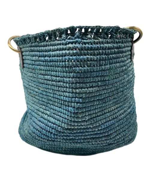 Sans-Arcidet（サン・アルシデ）Sans-Arcidet (サン・アルシデ) カゴバッグ グリーンの古着・服飾アイテム