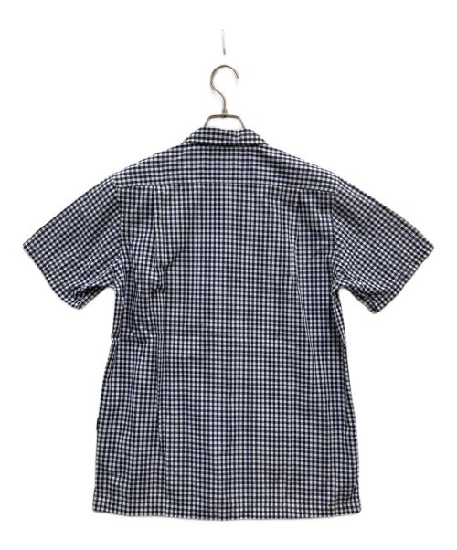 stussy（ステューシー）stussy (ステューシー) Gingham Check S/S Shirt/ギンガムチェックS/Sシャツ ブルー×ホワイト サイズ:Mの古着・服飾アイテム