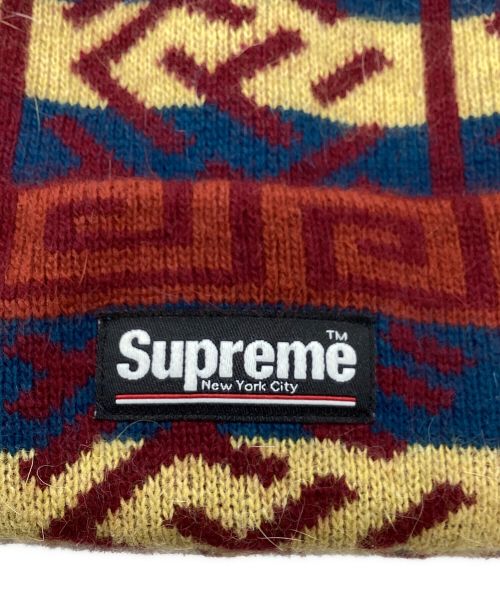 SUPREME（シュプリーム）Supreme (シュプリーム) Brushed Pattern Beanie/ブラッシュドパターンビーニー ブラウンの古着・服飾アイテム