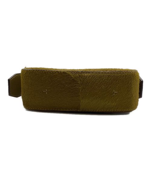 TORY BURCH（トリーバーチ）TORY BURCH (トリーバーチ) ハラコレザーワンショルダーバッグ オリーブの古着・服飾アイテム