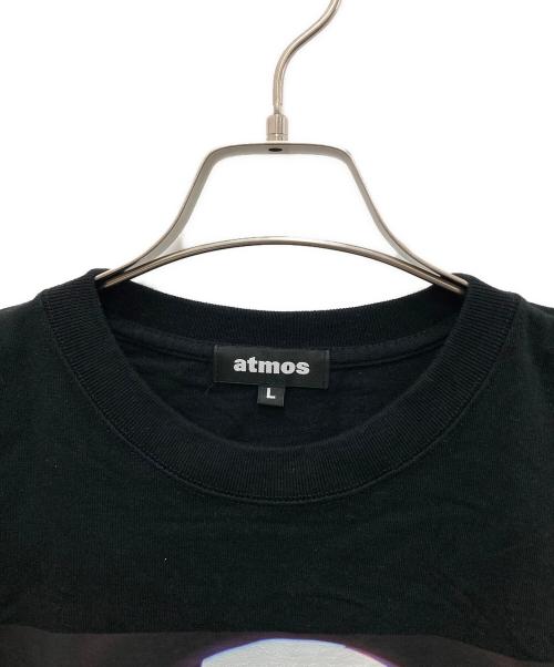 ATMOS（アトモス）atmos (アトモス) プリントTシャツ ブラック サイズ:Lの古着・服飾アイテム