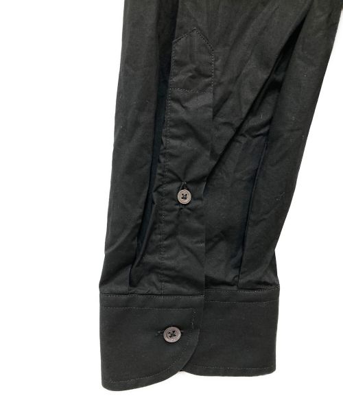 RAF SIMONS（ラフシモンズ）RAF SIMONS (ラフシモンズ) Classic shirt with net insert/クラシックｼｬﾂウィズネットインサート ブラック サイズ:46の古着・服飾アイテム