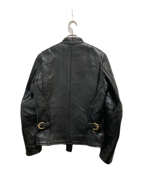 VANSON（バンソン）VANSON (バンソン) シングルライダースジャケット ブラック サイズ:36の古着・服飾アイテム