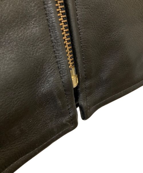 VANSON（バンソン）VANSON (バンソン) シングルライダースジャケット ブラック サイズ:36の古着・服飾アイテム