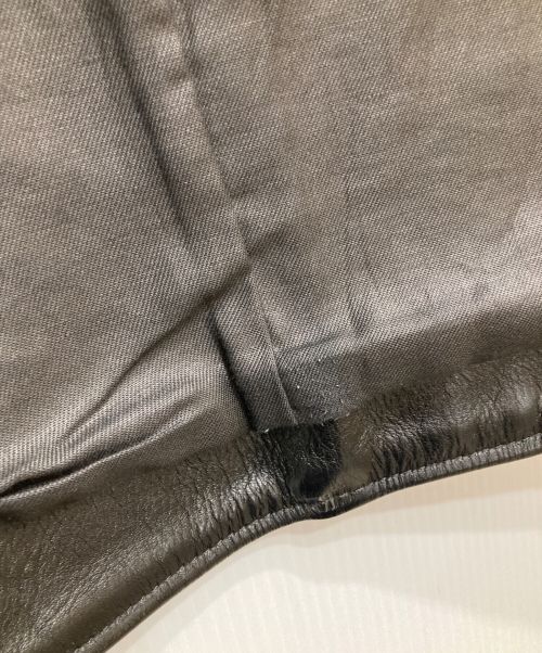 VANSON（バンソン）VANSON (バンソン) シングルライダースジャケット ブラック サイズ:36の古着・服飾アイテム