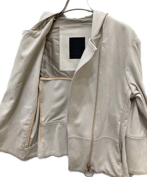 TATRAS（タトラス）TATRAS (タトラス) スエード フードジャケット ベージュ サイズ:160/84Aの古着・服飾アイテム