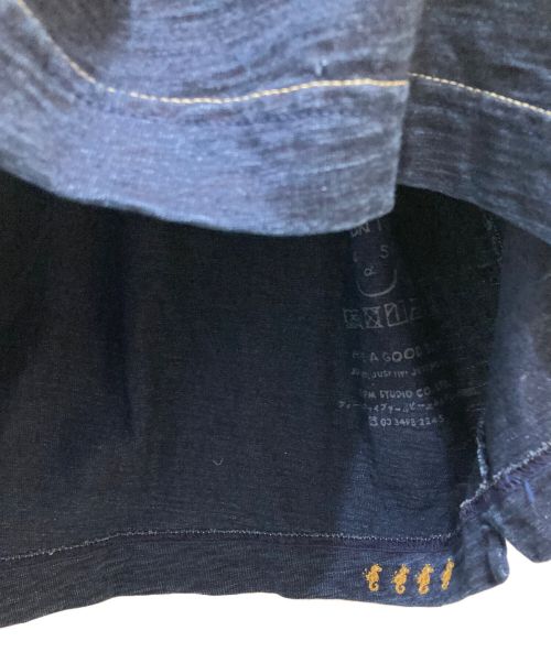 45R（フォーティファイブ・アール）45R (フォーティーファイブアール) 半袖Tシャツ ブルー サイズ:Freeの古着・服飾アイテム