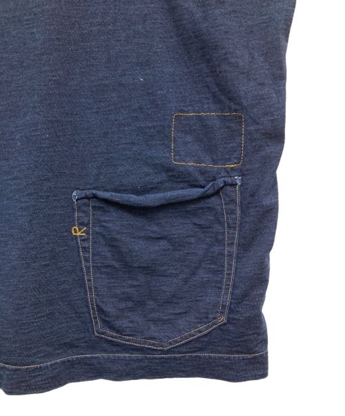 45R（フォーティファイブ・アール）45R (フォーティーファイブアール) 半袖Tシャツ ブルー サイズ:Freeの古着・服飾アイテム