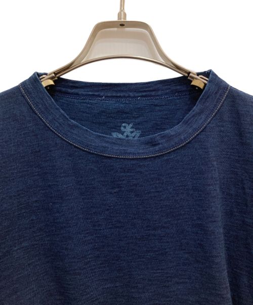 45R（フォーティファイブ・アール）45R (フォーティーファイブアール) 半袖Tシャツ ブルー サイズ:Freeの古着・服飾アイテム